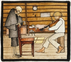 Death Listens by Hugo Simberg