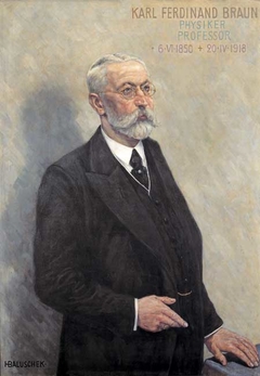 Der Physiker Karl Ferdinand Braun by Hans Baluschek