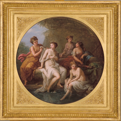 Diana and her nymphs bathing by Angelica Kauffman