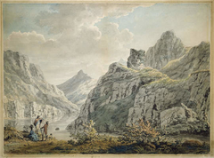 Dolbadarn Castle And Llanberis Valley by Paul Sandby