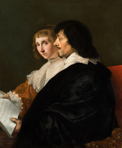 Double Portrait of Constantijn Huygens (1596-1687) and Suzanna van Baerle (1599-1637) by Jacob van Campen