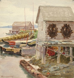 Drying Skins, Sitka by Theodore J Richardson