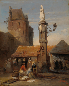 Een vismarkt by Wijnand Nuijen