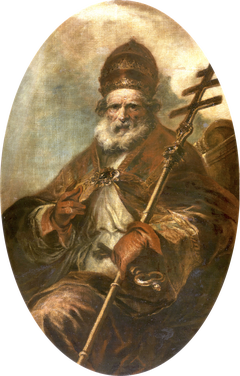 El papa San León I Magno by Francisco Herrera the Younger