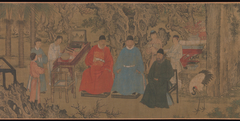 Elegant Gathering in the Apricot Garden by Xie Huan