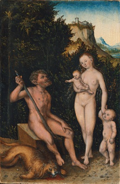 Family of Wild Men by Lucas Cranach the Elder