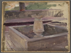 Fountain in the khan’s palace in Bakhchisaray. From the journey to Crimea by Jan Ciągliński