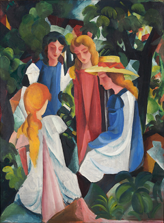 Four Girls by August Macke