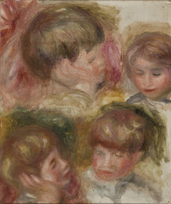 Four Heads by Auguste Renoir