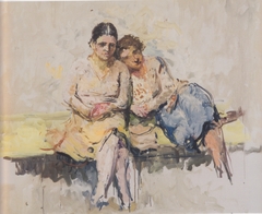 Friends (Marianne Seeger and Klothilde Esterl) by Felix Esterl