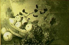 Fruit still life by Gerrit van Vucht