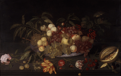 Fruitstilleven by Johannes Bosschaert