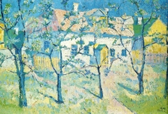 Garden in Blossom by Kazimir Malevich