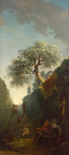 Green Wall by Hubert Robert