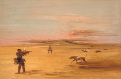 Grouse Shooting on the Missouri Prairies by George Catlin