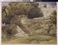 Haddon Hall, the River Steps by David Cox Jr