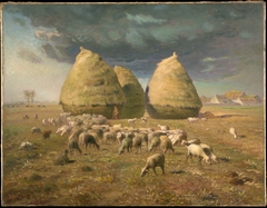 Haystacks: Autumn by Jean-François Millet