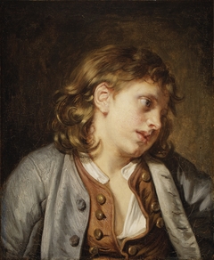 Head of a Young Boy by Jean-Baptiste Greuze