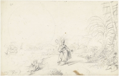 Heilige Augustinus en het kind aan zee by Gesina ter Borch