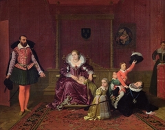 Henry IV Receiving the Spanish Ambassador by Jean-Auguste-Dominique Ingres