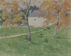 House Among Trees: Pont-Aven by Émile Bernard