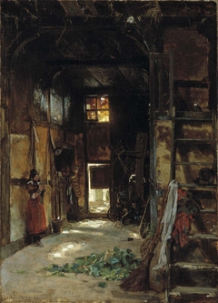 Interior of a Westphalian Cottage by Worthington Whittredge