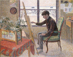 Interior of the Studio by Lucien Pissarro