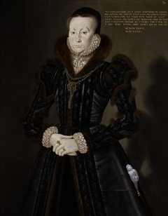 Joan Thornbury, Mrs Richard Wakeman by Hans Eworth