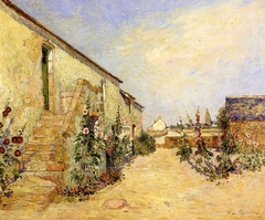 Kervaudu Garden, Climbing Roses by Ferdinand du Puigaudeau