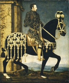 King Henri II, King of France (1519–1559) on Horseback by François Clouet