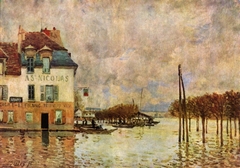 L'Inondation à Port-Marly by Alfred Sisley