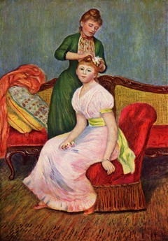 La Coiffure by Auguste Renoir