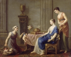 La Marchande à la toilette, dite La marchande d'amours by Joseph-Marie Vien