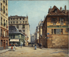 La rue Saint-Paul by Paul Joseph Victor Dargaud