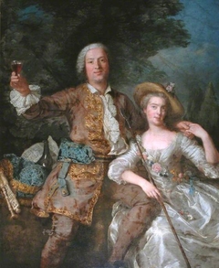 Lady and Gentleman as Shepherd and Shepherdess by Charles-André van Loo