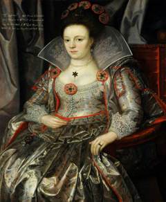 Lady Frances Cavendish, Lady Maynard (1595-1613) by Marcus Gheeraerts the Younger