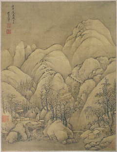 Landscape after Li Cheng by anonymous painter