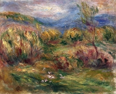 Landscape near Cagnes-sur-Mer by Auguste Renoir