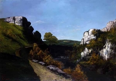 Landscape Near Ornans by Gustave Courbet