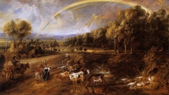 Landscape with a Rainbow by Peter Paul Rubens