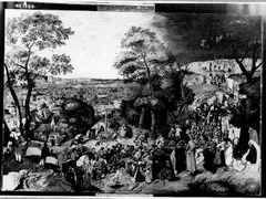 Landschaft mit Kreuztragung by Pieter Breughel the Younger