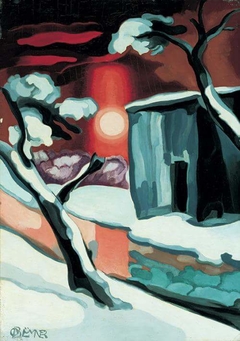 Last Evening of the Year by Oscar Bluemner