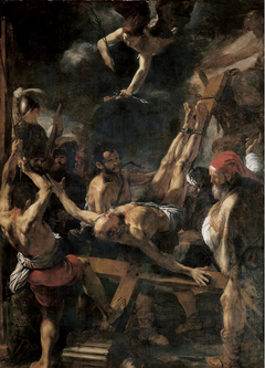 Le Martyre de saint Pierre by Mattia Preti