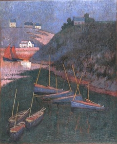 Le port de Brigneau by Émile Jourdan