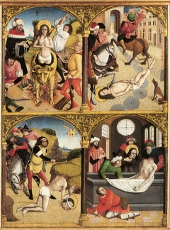 Legend of Saint George (polyptych) by Anonymous