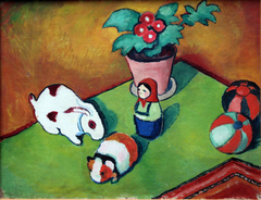 Little Walter’s Toys by August Macke