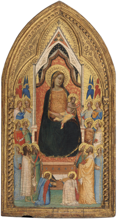 Madonna and Child with Saints and Angels by Bernardo Daddi