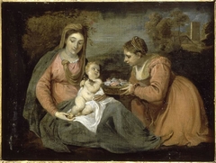 Madonna and Child with St Dorothy by David Teniers the Younger