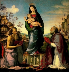 Madonna and Child with Sts. James and Zenobius by Mariotto Albertinelli