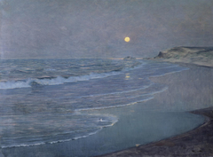 Marine, clair de lune by Thomas Alexander Harrison